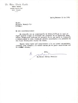Correspondencia - Dr. Nelson Dávila Castillo