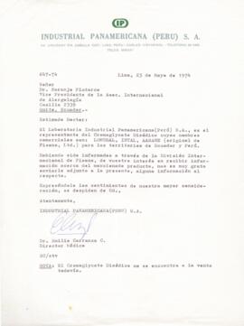 647 - 74 Dr. Emilio Carranza C. a Dr. Plutarco Naranjo