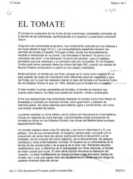 El tomate