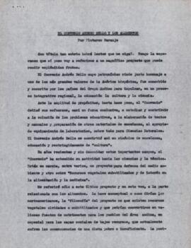 Artículo: El Convenio Andrés Bello y los alimentos