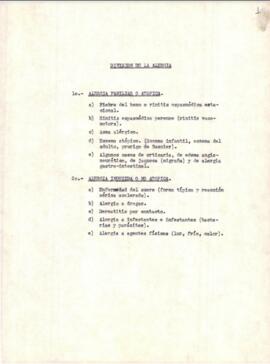 División de la alergia