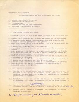 "La conformación de la Red de Mujeres del Azuay"