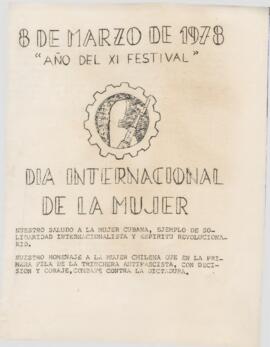 8 de Marzo de 1978 - Año del XI Festival