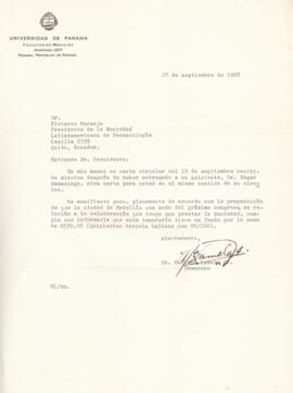 Dr. Mariano Lamela Jr. a Dr. Plutarco Naranjo.