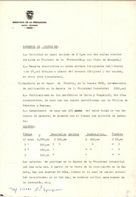 Obtención de Patente de Exclusividad