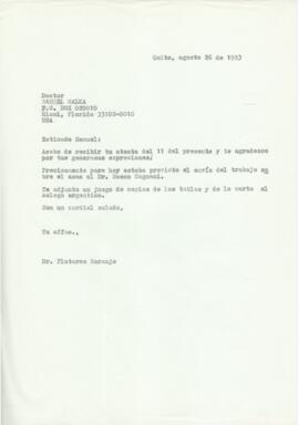 Dr. Plutarco Naranjo a Dr. Samuel Malka