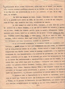 "... En 1853 fue elegido el Gral. Obando, Presidente de Nueva Granada..