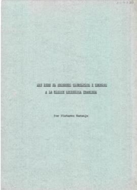 Que debe el progreso científico y técnico a la Misión Geodésica 