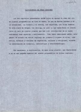 Alucinógenos en otras regiones