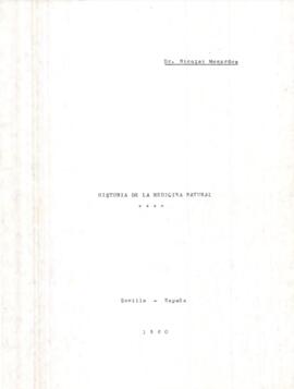 Historia medicinal de las cosas que se traen de nuestras Indias Occidentales 