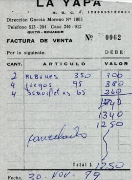 Facturas - Simposio Internacional