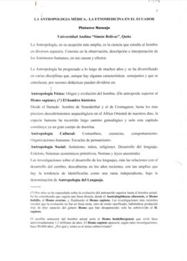 La antropología médica