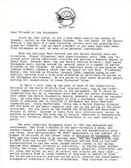 Correspondencia suscrita por Peter Kramer.