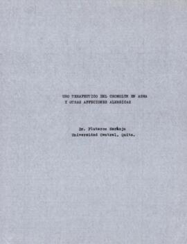 Uso terapéutico del Cromolyn en asma y otras afecciones alérgicas