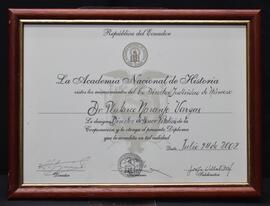 Diploma Director de Honor Vitalicio