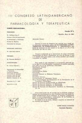 Correspondencia - Circular No. 2 por Jairo Isaza Cadavid.