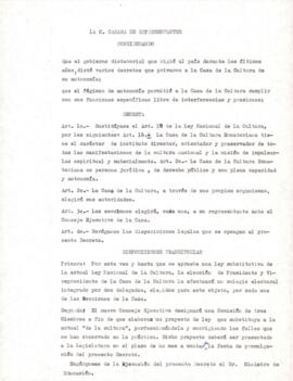 Decreto y disposiciones transitorias