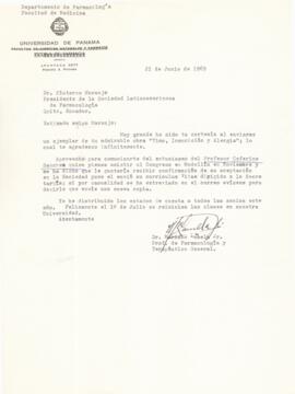 Dr. Mariano Lamela Jr. a Dr. Plutarco Naranjo.