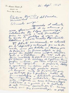 Dr. Mariano Lamela Jr. a Dr. Plutarco Naranjo.