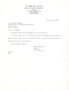 A. H. Eisen, M.D. a Dr. Plutarco Naranjo