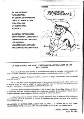 Manifiesto - Comuna "Dolores Caguango"