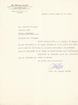 Prof. Dr. Manuel Litter a Dr. Plutarco Naranjo