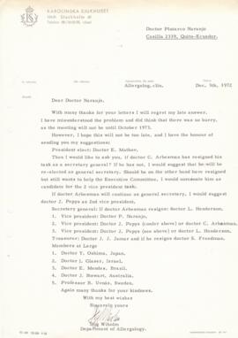 Stig Wiholm a Dr. Plutarco Naranjo.