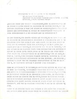 Ponencia - Cronología de la Anestesia en el Ecuador. Por: Dr. Oswaldo Morán Pinto.