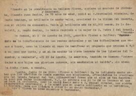 "Cuando en la presidencia se hallaba Flores..."