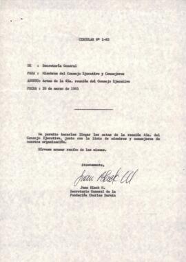 45a. Reunión - Actas