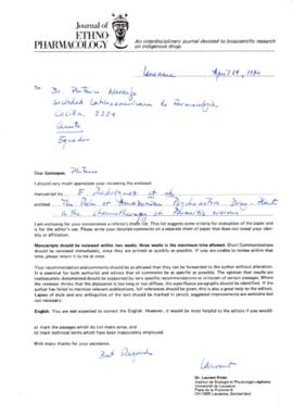 Dr. Laurent Rivier a Dr. Plutarco Naranjo