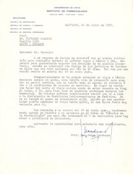 Prof. Dr. Jorge Mardones a Dr. Plutarco Naranjo.