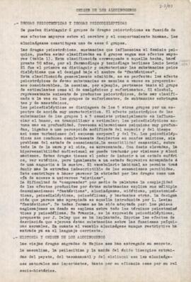 El origen de los alucinógenos