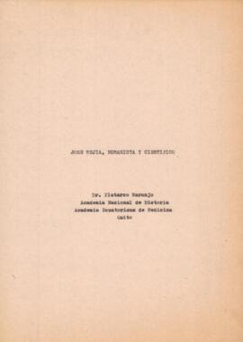 José Mejía, humanista y científico