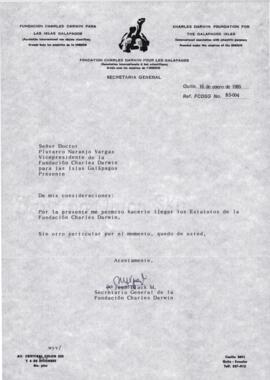 "Fundación Charles Darwin para las Islas Galápagos" - Estatutos