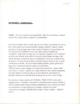 Mitología Americana