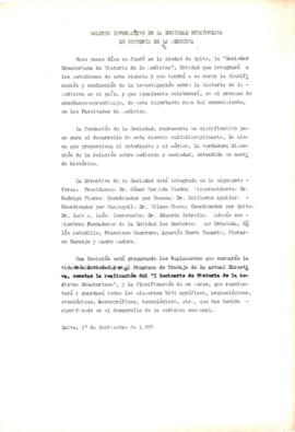 Boletín Informativo.