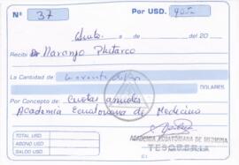 Comprobante de pago - Academia Ecuatoriana de Medicina