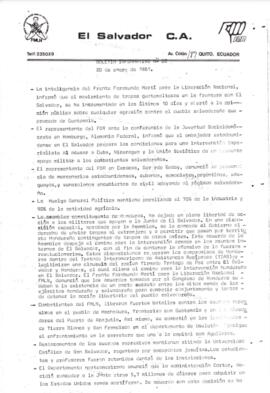 El Salvador C.A. - Boletines Informativos