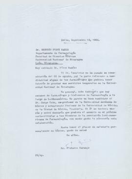 Dr. Plutarco Naranjo a Dr. Roberto Pérez Masias