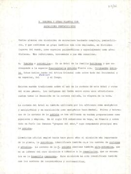 Yohimba y otras plantas con alcaloides pentaciclicos