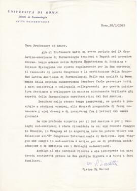 Remitente: Pietro Di Mattei