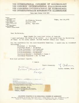 Yoshio Oshima, M.D. a Dr. Plutarco Naranjo