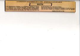 Recortes de presa. Conferencia "Teología de la Solidaridad"