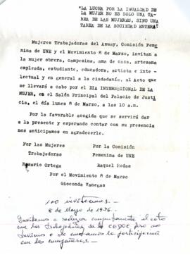 Invitación a Concentración