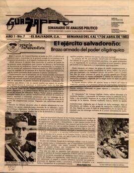 GUAZAPA. Nº 7, Año I.