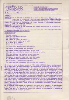 UNIDAD. Año 2, N° 1