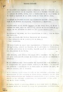 Biografía de Dolores Caguango